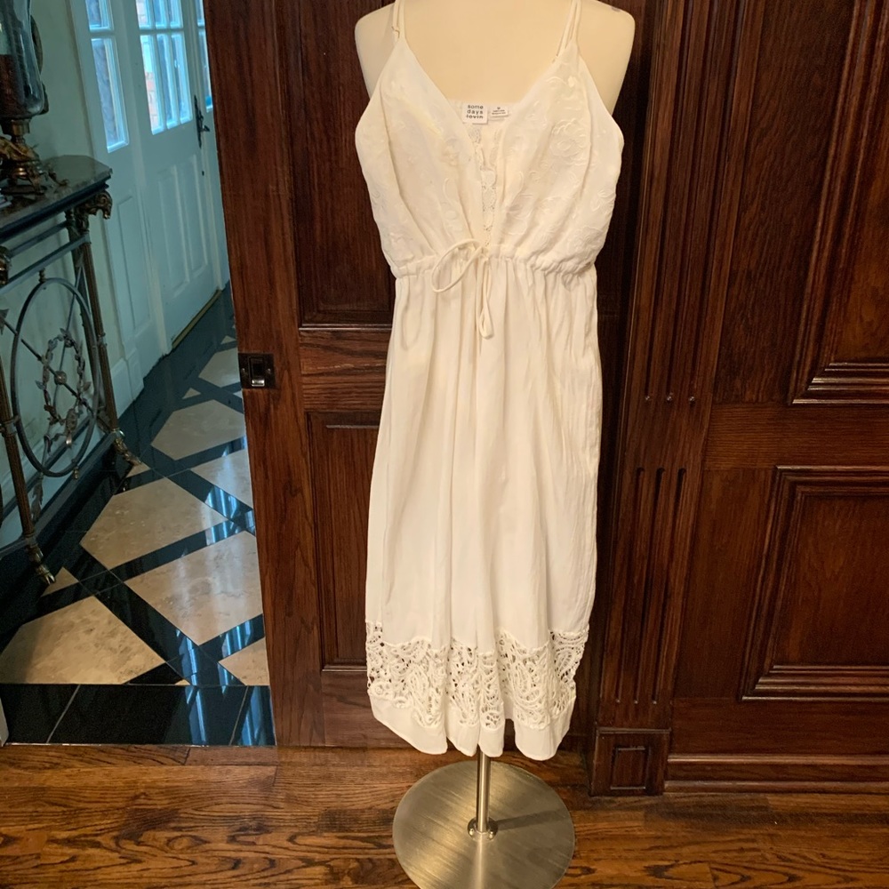 some days lovin white cotton jumpsuit